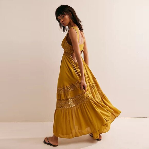 Free People Hadlee Maxi Dress NWT - Picture 2 of 10